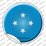 Micronesia Country Novelty Circle Sticker Decal