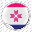 Mordvinia Country Novelty Circle Sticker Decal