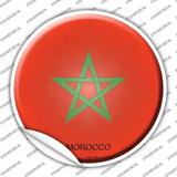 Morocco Country Novelty Circle Sticker Decal