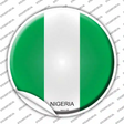 Nigeria Country Novelty Circle Sticker Decal