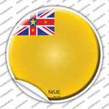 Niue Country Novelty Circle Sticker Decal