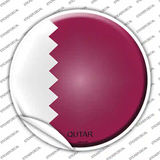 Qatar Country Novelty Circle Sticker Decal