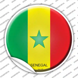 Senegal Country Novelty Circle Sticker Decal