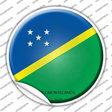 Solomon Islands Country Novelty Circle Sticker Decal