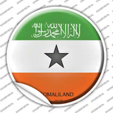 Somaliland Country Novelty Circle Sticker Decal