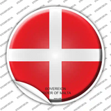 Sovereign Order of Malta Country Novelty Circle Sticker Decal