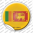 Sri Lanka Novelty Circle Sticker Decal