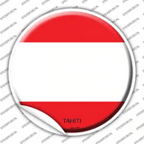 Tahiti Country Novelty Circle Sticker Decal