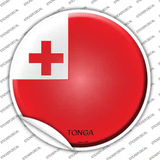 Tonga Country Novelty Circle Sticker Decal
