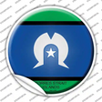 Torres Strait Islands Novelty Circle Sticker Decal