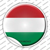 Transkei Country Novelty Circle Sticker Decal