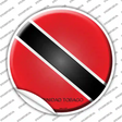 Trinidad Tobago Country Novelty Circle Sticker Decal