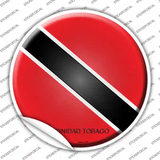 Trinidad Tobago Country Novelty Circle Sticker Decal