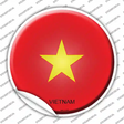Vietnam Country Novelty Circle Sticker Decal