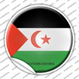 Western Sahara Country Novelty Circle Sticker Decal