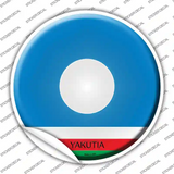 Yakutia Country Novelty Circle Sticker Decal