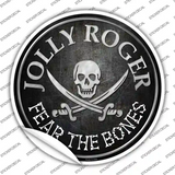 Fear The Bones Novelty Circle Sticker Decal
