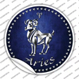 Aries Novelty Circle Sticker Decal