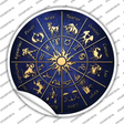 Zodiac Signs Novelty Circle Sticker Decal