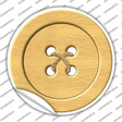 Wooden Button Novelty Circle Sticker Decal