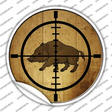Boar Hunter Novelty Circle Sticker Decal