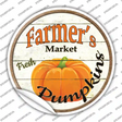 Farmers Market Pumpkins Novelty Circle Sticker Decal