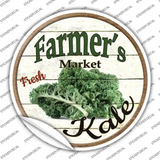 Farmers Market Kale Novelty Circle Sticker Decal