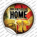 There Is No Place Like Home Novelty Circle Sticker Decal
