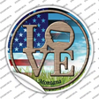 Love Montana Novelty Circle Sticker Decal