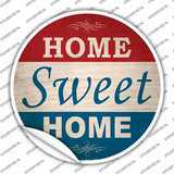 Home Sweet Home America Novelty Circle Sticker Decal