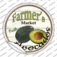 Farmers Market Avocados Novelty Circle Sticker Decal