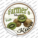 Farmers Market Kiwis Novelty Circle Sticker Decal