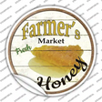 Farmers Market Honey Novelty Circle Sticker Decal