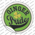 Ginger Pride Novelty Circle Sticker Decal