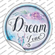 Dream Zone Novelty Circle Sticker Decal
