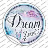 Dream Zone Novelty Circle Sticker Decal