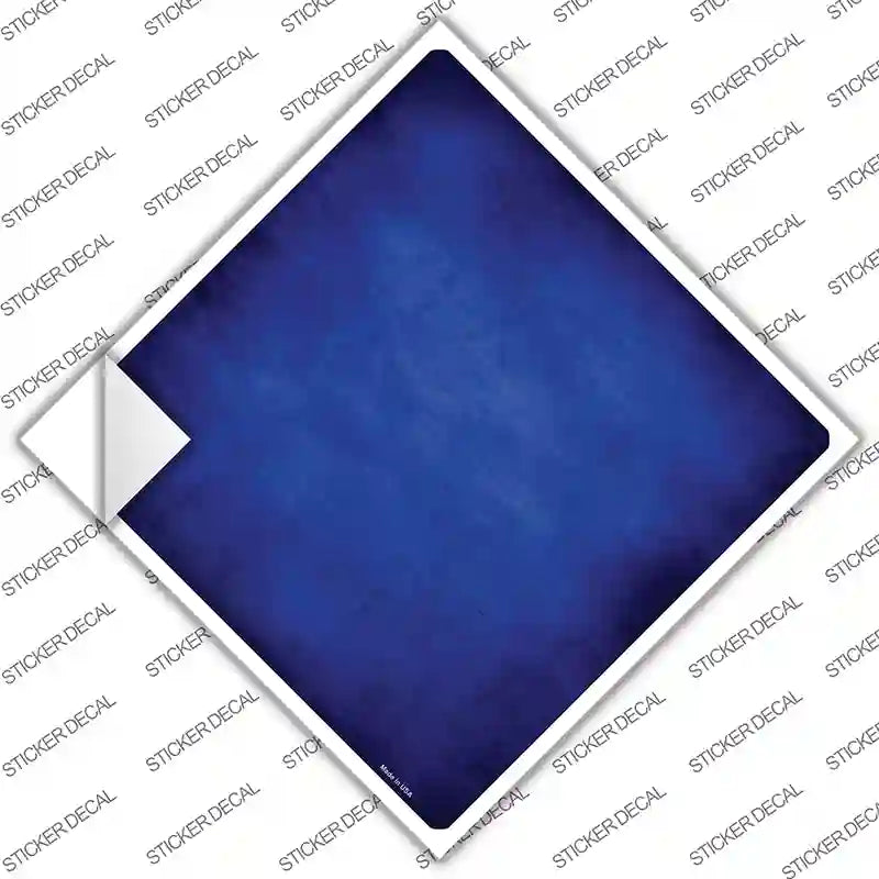 Blue Oil Rubbed Novelty Diamond Sticker Decal