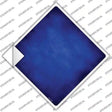 Blue Oil Rubbed Novelty Diamond Sticker Decal