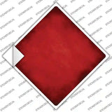 Red Oil Rubbed Novelty Diamond Sticker Decal