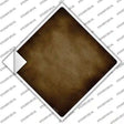 Brown Oil Rubbed Novelty Diamond Sticker Decal