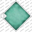 Mint Oil Rubbed Novelty Diamond Sticker Decal