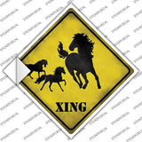 Horse Xing Novelty Diamond Sticker Decal