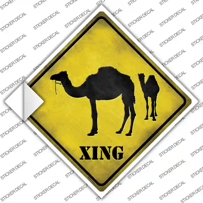 Camel Xing Novelty Diamond Sticker Decal