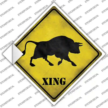 Bull Xing Novelty Diamond Sticker Decal