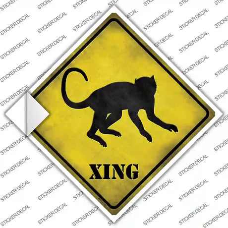 Monkey Xing Novelty Diamond Sticker Decal