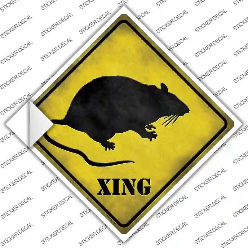 Rat Xing Novelty Diamond Sticker Decal