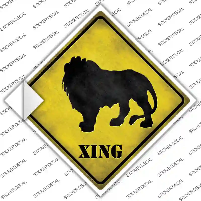 Lion Xing Novelty Diamond Sticker Decal