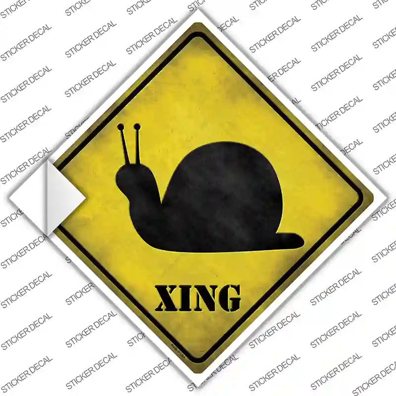 Snail Xing Novelty Diamond Sticker Decal