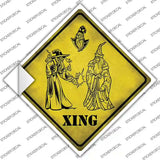 Wizards Xing Novelty Diamond Sticker Decal