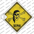Pirate Xing Novelty Diamond Sticker Decal